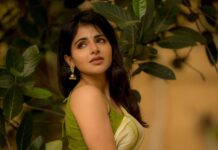 Iswarya Menon Instagram - 💚🤍 . . . 📷 @camerasenthil 👗 @yoshnasbyela MUA @jayamukesh