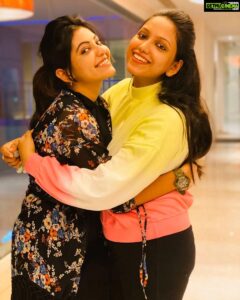 Joy Crizildaa Instagram - About last night ❤️ Bujji @athulyaofficial 👯 #dorabujji