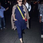 Kangana Ranaut Instagram – #KanganaRanaut returns to Mumbai looking #Dhaakad as ever, giving us all wardrobe goals!
.
.
Dress – @runawaybicycle
Trench – @burberry
Shoes – @miumiu
Sling – @off____white