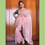 Kangana Ranaut Instagram - **Weave, but make it girly!** Celebrating #NationalHandloomDay with 6 handwoven looks that showcase the creativity, and fineness of this indigenous craft. 'Woven' can be worn sexy, chic, minimal or girly, as seen in these images of Kangana, who believes in promoting the undying art subtly to change the mindset about this ancient royal haute couture. Thus, saving the lives of the many gifted weavers who are committing suicide due to poverty and lack of jobs.