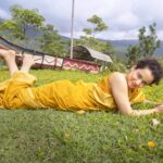 Kangana Ranaut Instagram - #KanganaRanaut feeling absolute serenity at the Isha Yoga Centre in Coimbatore. A much needed quick-break before #JudgementallHaiKya releases. . . . #1WeekToGo #JudgementallHaiKyaOn26thJuly @balajimotionpictures Isha Yoga Center