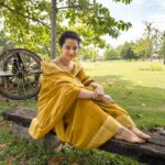 Kangana Ranaut Instagram - #KanganaRanaut feeling absolute serenity at the Isha Yoga Centre in Coimbatore. A much needed quick-break before #JudgementallHaiKya releases. #1WeekToGo #JudgementallHaiKyaOn26thJuly Isha Yoga Center