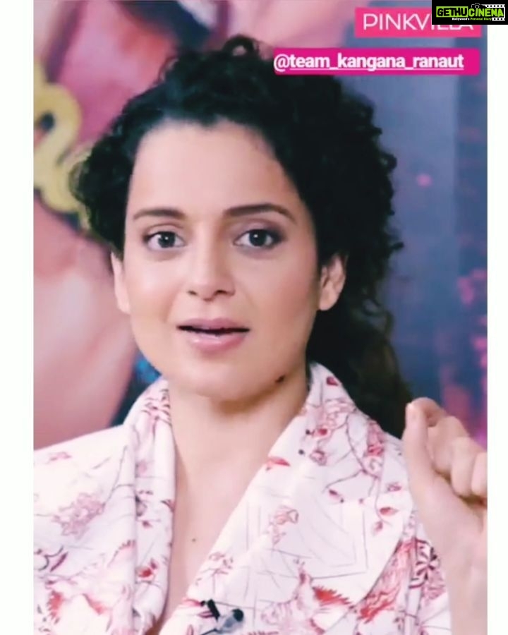 Kangana Ranaut Instagram - #KanganaRanaut sat down with @pinkvilla to talk about the #mediaban . . #JudgementallHaiKya
