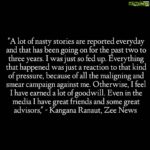 Kangana Ranaut Instagram - Read! @zeenews #JudgementallHaiKya