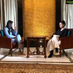 Kangana Ranaut Instagram - #KanganaRanaut in a rather candid interview with @zeenews for the promotion of #JudgementallHaiKya. . . . . . . #TrustNoOne #NewDelhi #Promotions