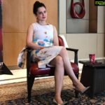 Kangana Ranaut Instagram - Day 2/Round 2: Interview with the @indianexpress for #JudgementallHaiKya promotions. #NewDelhi #Promotions