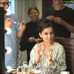 Kangana Ranaut Instagram - Here's an exclusive look at all the fun BTS moment from last night's #wakhraswag song launch @balajimotionpictures @rajkummar_rao #JudgementallHaiKya . . Shot by @aviraljha