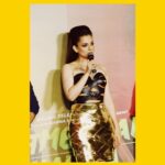 Kangana Ranaut Instagram - #KanganaRanaut in a bondage-inspired look at the trailer launch of #JudgementallHaiKya. 😈😈👄👄 . . Styling: @stylebyami @shnoy09 @mala_agnani Dress: @marinahoermanseder HMU: @anilc68 @brendondegee #TrustNoOne