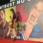 Kangana Ranaut Instagram - #Queen Kangana Ranaut shining bright in all her glory at the trailer launch of #JudgementallHaiKya in her @marinahoermanseder dress. #TrustNoOne #JudgementallHaiKyaOn26thJuly #JudgementallHaiKyaTrailer