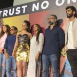 Kangana Ranaut Instagram - #Queen Kangana Ranaut shining bright in all her glory at the trailer launch of #JudgementallHaiKya in her @marinahoermanseder dress. #TrustNoOne #JudgementallHaiKyaOn26thJuly #JudgementallHaiKyaTrailer