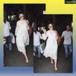 Kangana Ranaut Instagram - #Spotted | #KanganaRanaut spotted at the Mumbai Airport today. She was returning back home after a special screening of #Manikarnika at Isha Yoga Centre, Coimbatore. Dress - @ekaco Shoes - @gucci Shades - @tomford Bag - @stellamccartney @sadhguru @isha.foundation