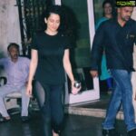 Kangana Ranaut Instagram – Femme fatale-approved gym attire? Yes, please. The #Queen spotted today outside a gym in Mumbai 👄👄👄👄