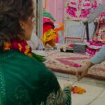 Kangana Ranaut Instagram – GokulDham …. This is where Vasudev handed over baby Krishna to Nand baba… it was literally the sweetest experience…
The priest said it’s not your Lord Krishna here … here he is Yashoda’s NandLal… her baby .. don’t make noise don’t stand sit down … look at him how you look at a baby and laugh or smile or else he will cry..
So he gave me white butter and mishri… and I softly rocked the baby jhula and laughed… 
That’s the ritual… how delightful ❤️
Jai Shri Krishna 🥰🙏