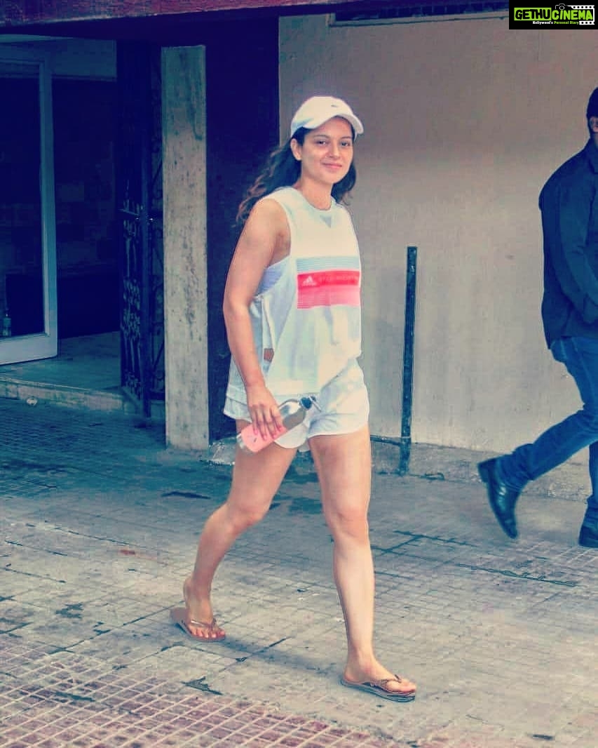 Kangana Ranaut Instagram - "I've never been an athletic person — as I was a science student — but I know how Kabaddi players look, and was determined to achieve what @ashwinyiyertiwari had in mind for me. She seems happy with my transformation.” - #KanganaRanaut #panga