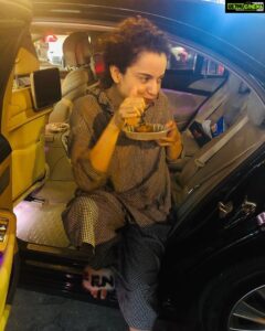 Kangana Ranaut Instagram - Mission Golgappa! Kangana Ranaut is basically all of us as she indulges her tastebuds with famous Chaat of Delhi. #KanganaRanaut #PangaStories