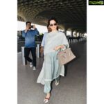 Kangana Ranaut Instagram - On board a spiritual journey Dress- @goodearthindia Shoes- @gucci Shades - @dior #airportdiaries✈️ #Airportfashion #KanganaRanaut