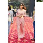 Kangana Ranaut Instagram - Heavenly in Chiffon! #KanganaRanaut looks like the epitome of grace as she attends the inauguration of the Museum on Indian Cinema by Hon'ble Prime minister @narendramodi