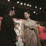 Kangana Ranaut Instagram – The Queen 👑 in conversation!
It was a great moment for me to be a part of Manikarnika. The biggest movie of 2019.
The best part about this event – I was performing live while Prasoon Joshi reciting the poetry!
After the event , Kangana , Shankar Ehsaan Loy and the team showed their love for my performance! It was a humble experience for me to play with a live voiceover !! With all the possible pressure , I managed to create an experience for everyone sitting in the audience . 
There is no other way to start 2019 with such a successful event ! #2019 
#sandart #nitishbharti #ranilaxmibai #jhasi #manikarnika #music #launch #history #india #bollywood #indiancinema #biggestmoviestaronearth #kanganaranaut