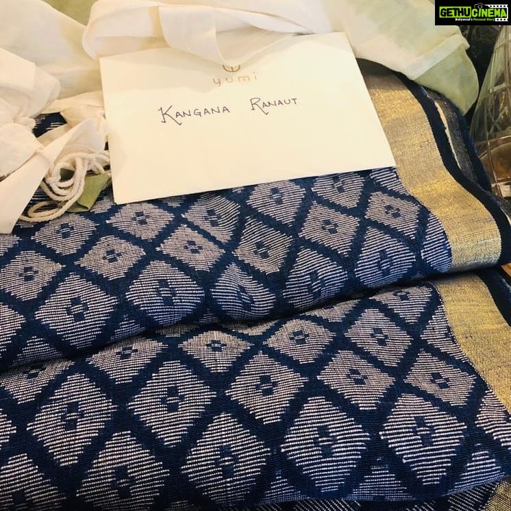 Kangana Ranaut Instagram - Thank you #Yumi for this thoughtful gift for #kanganaranaut . Highly appreciated