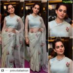 Kangana Ranaut Instagram - #Repost @pinkvillafashion (@get_repost) ・・・ #kanganaranaut looks gorgeous in @raw_mango . . . #kanganaranaut #bollywood #bollywoodstyle #fashion #celeb #celebstyle #pinkvillafashion #pinkvilla