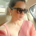 Kangana Ranaut Instagram - Remember those who can’t make you, they can’t break you either…. Also when in these eye of the storm ….. look it in the eye and …. POSE …. 🔥 Today was the hearing of Javed Akhtar case which he filed under Shiv Sena pressure…. Lone warrior facing hyenas that too in style…. 🔥