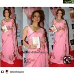 Kangana Ranaut Instagram - #Repost @shobhaade (@get_repost) ・・・ Exactly one year ago, the Warrior Queen herself launched my book : ' Seventy - and to hell with it." Never too late to re-thank Kangana Ranaut for doing the honours. @team_kangana_ranaut