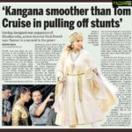 Kangana Ranaut Instagram - "Kangana insisted on doing all the action herself...Kangana practised sword fighting for eight hours a day, and convincingly pulled off each stunt. I have worked with the likes of Russell Crowe, Tom Cruise & Brad Pitt, but she gave me the unique experience" - #NickPowell #KanganaRanaut #Manikarnika