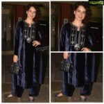 Kangana Ranaut Instagram – #KanganaRanaut looking absolutely chic in the ethnic dress from @anitadongre. Completing the look were the Uber cool juttis from @goodearthindia and handbag from @dior
#ladydiormini
#houseofanitadongre