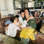 Kangana Ranaut Instagram – Most challenging during Covid was the isolation, it was lovely meeting friends and relatives today in Manali, going to meet grandmaa tom in Mandi…