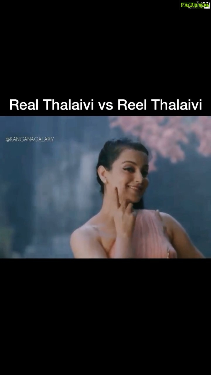 Kangana Ranaut Instagram - lovely edit, Jaya maa was 16 years old here, for the very first time against her wish she faced camera cause she was the only bread winner of her family, while shooting this song my heart would ache thinking of this bright young minor who had a scholarship but couldn’t study. . . (Edit (c) Kangana Galaxy on Twitter) #ArvindSwami #Vijay @vishnuinduri @shaaileshrsingh @brindaprasad @gvprakash @saindhavi_prakash @kamil_irshad_official @sira.sri @madhankarky @brinda_gopal @neeta_lulla @hiteshthakkar05 @thirumalreddyamireddy @rajat__aroraa @deepaksimhal #BhushanKumar @karmamediaent @tseries.official @vibrimedia @zeestudiosofficial #SprintFilms #GothicEntertainment @thalaivithefilm