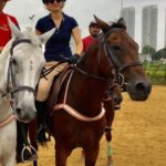 Kangana Ranaut Instagram - One thing I miss the most about Mumbai is horse back riding every other morning in race course, I have never been a sports person but I find meditative partnership with my horse, being one with another being is such as exhilarating experience - KR
