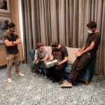 Kangana Ranaut Instagram - Don’t like to multitask, but in these times one needs to go back to the beginning in those days I worked like a horse,so along with filming Thalaivi I started action rehearsals with @jasonngstunts / @bchanworld for Dhakaad as well, also lovely to see my charming director @razylivingtheblues
