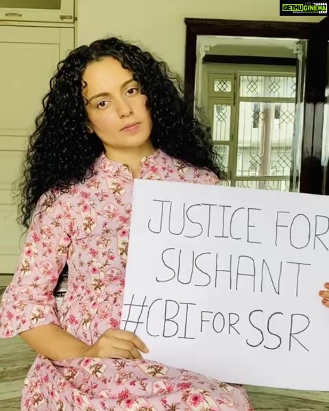 Kangana Ranaut Instagram - After Sanjay Raut said they are in the last last leg of investigation, #KanganaRanaut joins the global campaign for #JusticeForSushant #CBIForSSR. We deserve nothing but the truth.