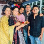 Kangana Ranaut Instagram - Kangana, a gypsy soul, at Rakhi celebrations with her family in Manali. 😍😍😍😍. Swipe to see more 🙂