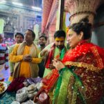 Kangana Ranaut Instagram – Went to Radha Janmbhumi in Barsana …. Priest gave me a perfume and a pan and said Shri Radhe smelt heavenly all the time … which Shri Nath loved but he wasn’t allowed to meet her so he dressed as a women to come to see her in this temple of Shri Radhe where her baby form is worshipped Shri Krishna is worshipped as a Gopi as in dressed in female clothes … 
After Shri Krishna left Gokul there is not much information about Radhe … many say Radha was pink like rose, beautiful like a spell and older to Krishna and also they were related in some way… also in those days as soon as a girl child was born her husband was decided so some say technically she was married as well … but when Krishna left Gokul he gave his flute to Shri Radhe and told her he will never play flute again … and he never did.. after that Radha had a family and children as well …
But not many know when Gokul was gloomy, depressed and hopeless after Krishna left, Shri Radhe played his flute and did Raasleela just how Krishna used to on the shore of Yamuna …
Like I say history conveniently cut out our women and their contribution to man kind may be Krishna knew this so he told Shri Radhe … 
My name will never be uttered without you and Krishan will always come after Radha …
Radhe Krishan 🙏
It was a beautiful day ❤️