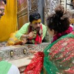 Kangana Ranaut Instagram – Went to Radha Janmbhumi in Barsana …. Priest gave me a perfume and a pan and said Shri Radhe smelt heavenly all the time … which Shri Nath loved but he wasn’t allowed to meet her so he dressed as a women to come to see her in this temple of Shri Radhe where her baby form is worshipped Shri Krishna is worshipped as a Gopi as in dressed in female clothes … 
After Shri Krishna left Gokul there is not much information about Radhe … many say Radha was pink like rose, beautiful like a spell and older to Krishna and also they were related in some way… also in those days as soon as a girl child was born her husband was decided so some say technically she was married as well … but when Krishna left Gokul he gave his flute to Shri Radhe and told her he will never play flute again … and he never did.. after that Radha had a family and children as well …
But not many know when Gokul was gloomy, depressed and hopeless after Krishna left, Shri Radhe played his flute and did Raasleela just how Krishna used to on the shore of Yamuna …
Like I say history conveniently cut out our women and their contribution to man kind may be Krishna knew this so he told Shri Radhe … 
My name will never be uttered without you and Krishan will always come after Radha …
Radhe Krishan 🙏
It was a beautiful day ❤️