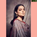 Kangana Ranaut Instagram - The perfect salwar suit does exist as #KanganaRanaut creates a rather poetic look for her #PangaPromotion outing today. Outfit : @priyaparikhclothing Jewellery : @amrapalijewels Footwear : @therohanarora Styling : @stylebyami @shnoy09 tanyamehta27 Make up : @loveleen_makeupandhair Hair : @hairbyhaseena Picture credit : @ravindupatilphotography