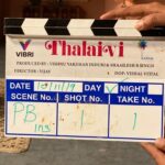 Kangana Ranaut Instagram - #Repost @shaaileshrsingh ・・・ Commencing on a beautiful journey of #Thalaivi #lights #camera #action @vishnuinduri @brindaprasad @team_kangana_ranaut #dirvijay @neeta_lulla @gvprakash @karmamediaent @baba_yaga_11 @sanchitbalhara @autonomousfx2005