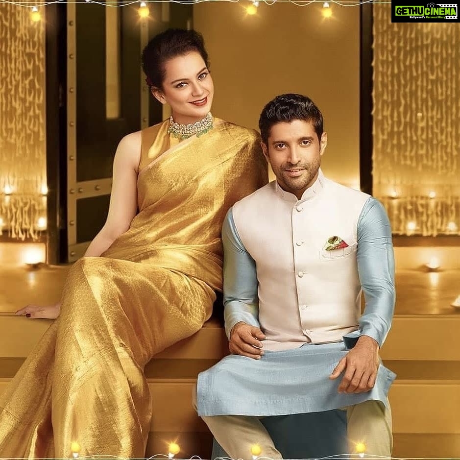Kangana Ranaut Instagram - Wishing everyone a very #HappyFestiveSeason. Stay blessed, stay comfortable! 🙏🎇 @khadimindia #Khadims #SwagQueen #KhadimIndia