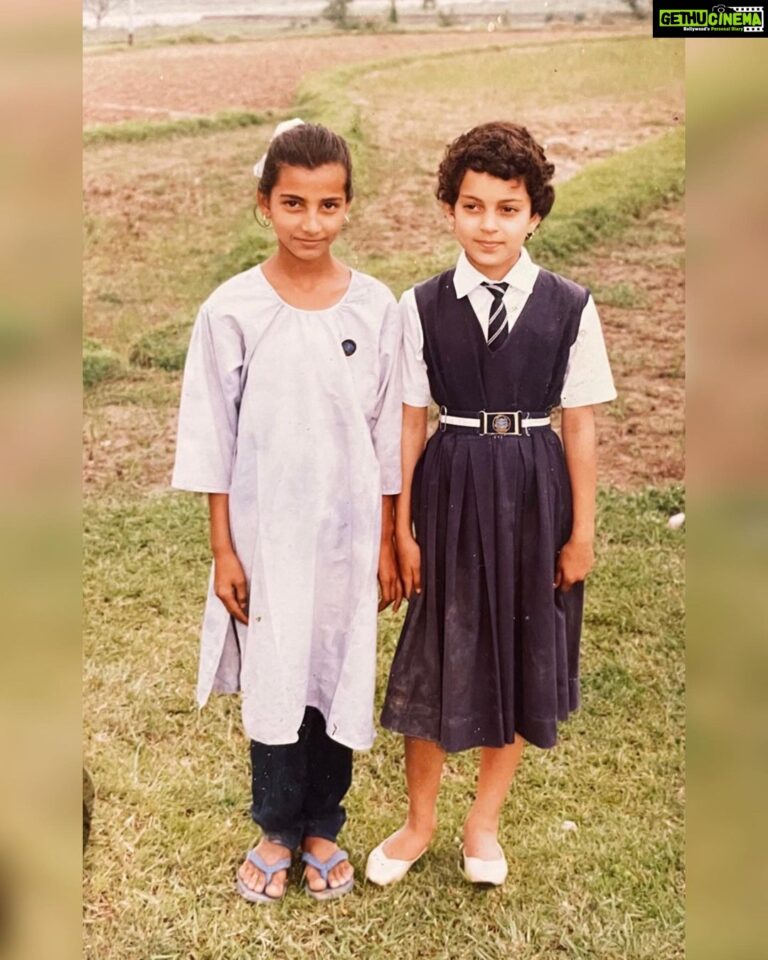 Kangana Ranaut Instagram - Small school in the valley called Hill View … year 1998 Himachal Pradesh… ❤️