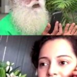 Kangana Ranaut Instagram - Here's the recorded version of the exclusive Instagram LIVE with Kangana Ranaut and Sadhguru. They talked about climate change, Isha Foundation's success in Rally for Rivers and the next steps to make Cauvery Calling a success! @isha.foundation @sadhguru
