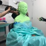 Kangana Ranaut Instagram - #KanganaRanaut going through prosthetic measurements at Jason Collins’s Studio in Los Angeles for #Thalaivi. Jason has previously worked for Captain Marvel creating prosthesis for Brie Larson. Needless to say, Jayalalithaa's Biopic will definitely be something mind blowing.