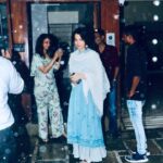 Kangana Ranaut Instagram - She never ceases to captivate all of us with her beauty and serenity. ♥️ . . Here, #KanganaRanaut spotted later this evening at #Manikarnika's producer, Kamal Jain's office. Juhu, Mumbai