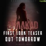 Kangana Ranaut Instagram – Brace Yourself for the #Dhaakad Storm ft. #KanganaRanaut
#DhaakadTeaser out tomorrow!
@razylivingtheblues @asylumfilmsofficial @smaklai @sohelmaklaiproductions @dhaakadmovie @qyukidigitalmedia @writish1