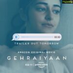 Karan Johar Instagram - A whole different world filled with love, choices and consequences is about to unfurl in front of you tomorrow. Stay tuned and tap to set your reminders! #GehraiyaanOnPrime releases Feb 11. @apoorva1972 @shakunbatra @ajit_andhare @deepikapadukone @siddhantchaturvedi @ananyapanday @dhairyakarwa @primevideoin @dharmamovies @Viacom18Studios @Jouska.films @sonymusicindia