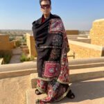 Karan Johar Instagram - The most gorgeous stay…. The best hospitality, best food and the best energies you can encounter at a hotel property! @suryagarh you beauty! Thank you to everyone who made this stay so special !!!! Shawl by @vipulshahbags !