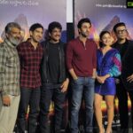 Karan Johar Instagram - It has been nothing short of an honour to have the phenomenal @ssrajamouli grace us with his presence and shower us with unflinching support as always, by presenting #Brahmastra in 4 other languages today. Also the ever so wonderful Nagarjuna who has been a strong pillar of support and strength by playing a part in the film and our lives! Truly, there’s nothing more assuring and comforting to look around and see such impeccable people working towards something so magical! @ayan_mukerji #RanbirKapoor @aliaabhatt