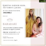 Kareena Kapoor Instagram - This is the most important conversation fashion in India needs to be having… creating economic equality in the world of fashion and textiles. Which is why I am so excited to be back again as a part of Baradari, the wonderful initiative that is pushing these conversations and providing assistance to the artisans. There has been a visible impact made with the funds we raised last year. Just some of the many reasons that this project will always be very dear to my heart. Thank you Namrata Zakaria, Tina Tahiliani, and Pareina Thapar for putting it together this year. And my special thank you to every single designer participating. @baradari.india @namratazakaria @ensembleindia @longformgram #BaradariFashionFundraiser #BaradariForArtisans #BaradariReturns #ShopDonateEmpower #OurBaradariOurBackbone #BridgingtheGap #GivingBack #ResponsibleFashion #CaringForCraftsmen #AnArtisanAnEntrepreneur #EmpoweringKarigars #MakingADifference