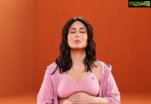 Kareena Kapoor Instagram - A little bit of yoga. A little bit of calm. #PUMAxKareena, starting strong. Catch the @pumaindia Studio Collection on in.puma.com Link in bio.