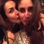Kareena Kapoor Instagram - Happy birthday darling Malla... May we keep enjoying our meals and our girlie nights together while twinning in our t-shirts forever ❤️ I wish you lots of gluten-free bread, a tiny drop of gin, and ofcourse... lots of yoga asanas for the diva herself. Love you tons @malaikaaroraofficial ❤️❤️❤️